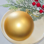 6cm Gold Claissic Christmas Ball Ornament Collection - Image 5