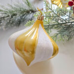 10cm Gold Classic Christmas Gift Ornament Collection - 图片 5