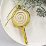 6cm Gold Gift Tube Christmas Ball Ornament Collection - Image 10