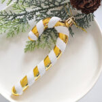 10cm Gold Classic Christmas Gift Ornament Collection - 图片 7