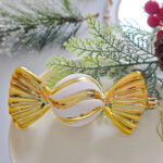 10cm Gold Classic Christmas Gift Ornament Collection - 图片 8