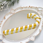 10cm Gold Classic Christmas Gift Ornament Collection - 图片 9