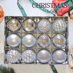 10cm Silver Classic Christmas Ball Ornament Collection