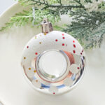 8cm Silver Gift Tube Christmas Ball Ornament Collection - 图片 4