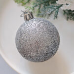 6cm Sliver Gift Tube Christmas Ball Ornament Collection - Image 6