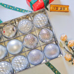 10cm Silver Classic Christmas Ball Ornament Collection - 图片 2