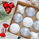 10cm Silver Classic Christmas Gift Ornament Collection - Image 2