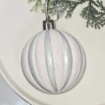 6cm Sliver Gift Tube Christmas Ball Ornament Collection - Image 7