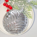 10cm Silver Classic Christmas Ball Ornament Collection - 图片 5