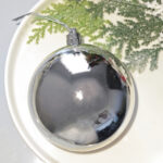 8cm Silver Paiting Classic Christmas Ball Ornament Collection - Image 7