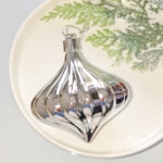 8cm Silver Gift Tube Christmas Ball Ornament Collection - 图片 9