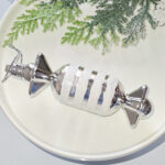 8cm Silver Gift Tube Christmas Ball Ornament Collection - 图片 10