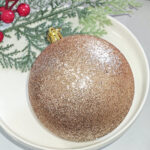 6cm Champagne Gold Gift Tube Christmas Ball Ornament Collection - Image 8