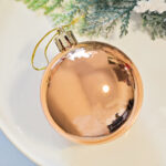 6cm Champagne Gold Claissic Christmas Ball Ornament Collection - Image 5