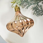 6cm Champagne Gold Gift Tube Christmas Ball Ornament Collection - Image 9