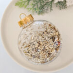 8cm Champagne Gold Water-drop Flower Christmas Ball Ornament Collection - Image 7