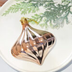 8cm Champagne Gold Gift Tube Christmas Ball Ornament Collection - Image 9
