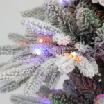 Artificial Christmas Tree with LED Color-Changing Lights and Artificial Snow - Image 2