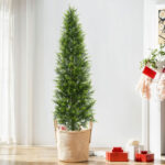 Artificial Green Cypress Christmas Tree - Image 2