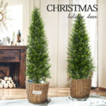 Artificial Green Cypress Christmas Tree