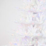 Artificial white Christmas tree with Colorful lights - Image 2