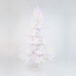 Artificial white Christmas tree with Colorful lights - Image 3
