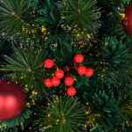 Berry and Red flower Christmas Fiber Optic Tree - Image 3