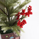 PE & PVC Desktop Christmas Tree with Lights - Image 4