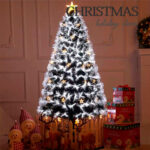 LED PVC Fiber-Optic Christmas Tree Star Ornament