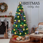 Fiber-Optic Christmas Tree with Stars