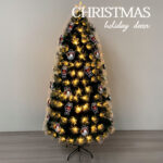 Santa Claus Fiber-Optic Christmas Tree