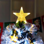 LED PVC Fiber-Optic Christmas Tree Star Ornament - Image 2