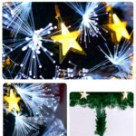 LED PVC Fiber-Optic Christmas Tree Star Ornament - Image 3