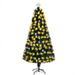 Golden Pine Needle Fiber-Optic Christmas Tree - Image 3