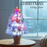 60-cm Fiber-Optic Tabletop Christmas Tree