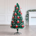 Fiber-optic Christmas tree with ornaments - Image 4