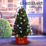 Fiber-optic LED Christmas tree