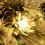 Fiber-optic flocked Christmas tree - Image 2