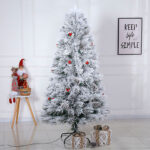 Fiber-optic flocked Christmas tree - Image 5