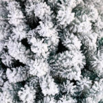 Flocked Christmas Tree, Artificial Snow-Covered Tree - Image 2