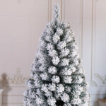 Flocked Christmas Tree, Artificial Snow-Covered Tree - Image 3