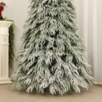 Artificial mixed-tip Flocked Christmas tree for home use - Image 2