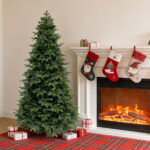 Realistic Green PE & PVC Mixed Artificial Christmas Tree - Image 2