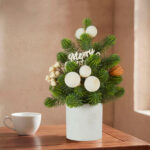 LED Pinecone PE Nobeson Desktop Christmas Tree - Image 3