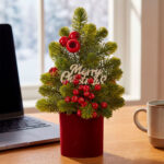 LED Pinecone PE Nobeson Desktop Christmas Tree - Image 5
