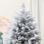 PE & PVC Flocked Christmas Tree - Image 2