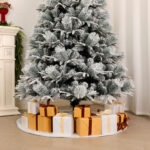 PE, PVC, and Pine Needle Mixed Flocked Christmas Tree - 图片 3