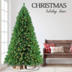Green PVC Christmas Tree with Lights