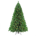 Green PVC Christmas Tree with Lights - Image 4