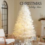 White Christmas Tree with LED warm White Lights